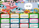 Calendar 2025 Gumball Frame Collage