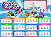 Calendar 2026 DC Super Hero Girls Online Collage Creator