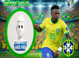 Vinicius Jr Photo Montage Frame 2026 World Cup