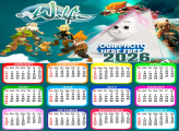 Calendar 2026 Wakfu Online Collage Creator