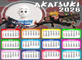 Calendar 2026 Akatsuki