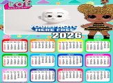 Calendar 2026 LOL Photo Collage Templates