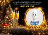 2026 New Year photo montage with mensage