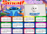 Calendar 2026 Stitch Making Collage Pictures