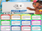 Calendar 2026 Moana Baby