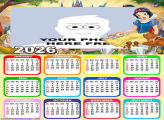 Calendar 2026 Snow White Princess