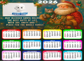 Calendar 2026 May Blessed Santa Deliver