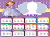 Sofia the First Calendar 2019