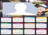 Dipper Gravity Falls Calendar 2020