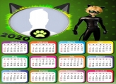 Cat Noir Calendar 2020 Photo Frame