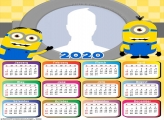 Minions Cute Calendar 2020