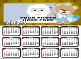 Calendar 2023 Royalty Bear