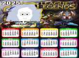 Calendar 2025 League of Legends Picture Frame