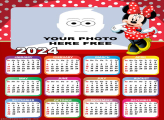 Calendar 2024 Minnie Red Dress