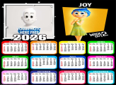 Calendar 2026 Joy Inside Out 2 Digital Collage