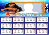 Moana Calendar 2021 Make Collage