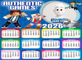 Calendar 2026 Authentic Games Minecraft