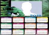 Calendar 2018 Hulk