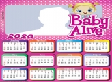 Photo Collage how to Make Baby Alive Calendar 2020