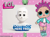 Rollerskating Girl LOL Surprise Picture Frame Free