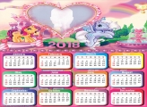 Calendar 2018 Ponny Colors