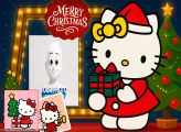 Hello Kitty Merry Christmas Picture Frame Online Free