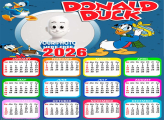 Calendar 2026 Donald Duck Free Picture Frames