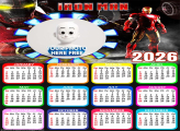 Calendar 2026 Iron Man Picture Online Free