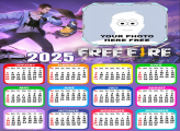 Calendar 2025 FreeFire 2 Frame Collage