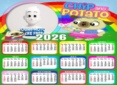 Calendar 2026 Chip and Potato Collage Maker