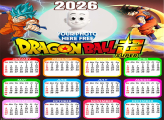 Calendar 2026 Dragon Ball Super Frame