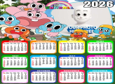 Calendar 2026 Gumball Online Collage Creator