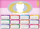 Calendar 2021 Girl Royal Theme