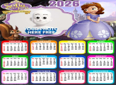 Calendar 2026 Sofia The First Free Collage