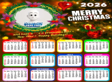Calendar 2026 Photo Frame of Christmas Free