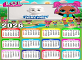 Calendar 2026 LOL Digital Photo Collage