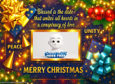 Blessed is the date Merry Christmas aesthetic photo editor
