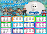 Calendar 2026 Playmobil Making Collage Pictures