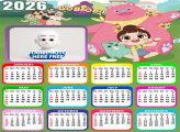 Calendar 2026 Luo Bao Bei Free Collage