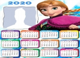 Calendar 2020 Princess Frozen Anna