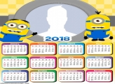 Calendar 2018 Minions
