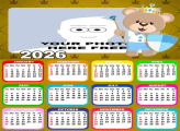 Calendar 2026 Royalty Bear