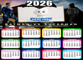 Calendar 2026 Batman vs Superman Free
