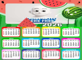 Calendar 2026 Watermelon