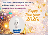 New Year 2026 full of success Picture Frame