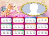 Barbie Butterfly Calendar 2019